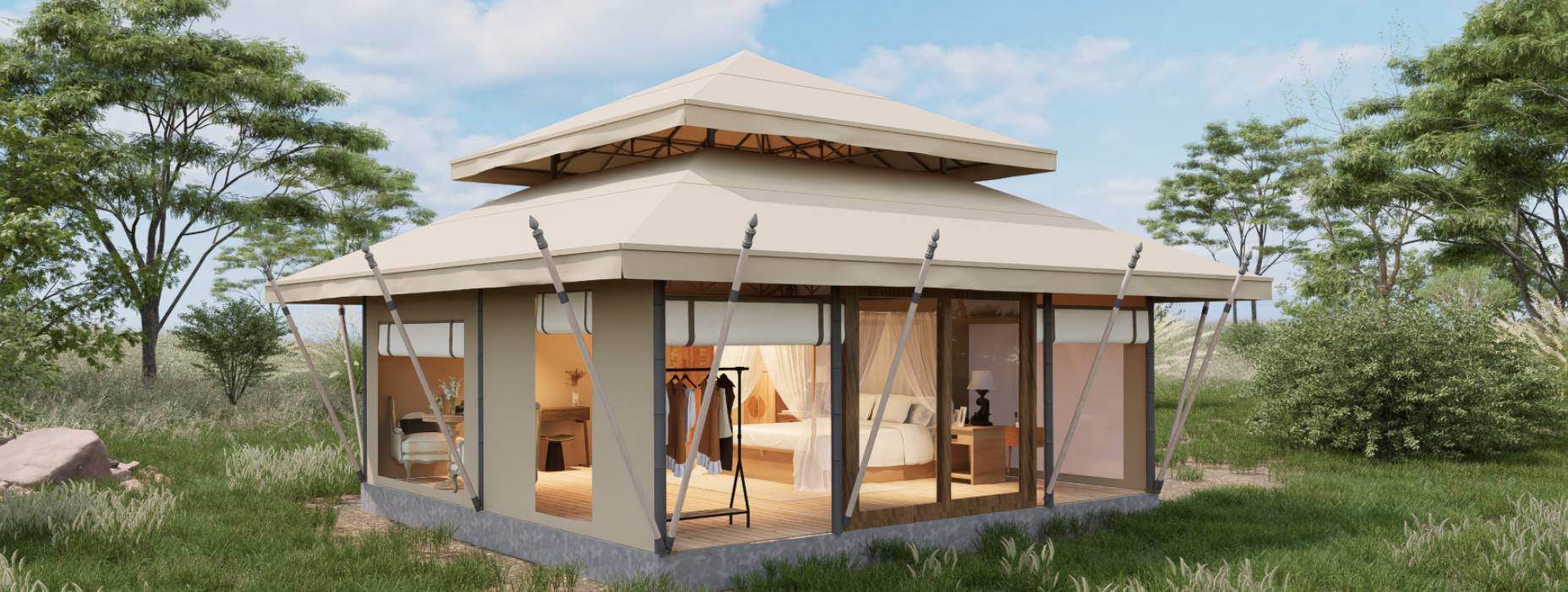 乃东县户外野奢帐篷